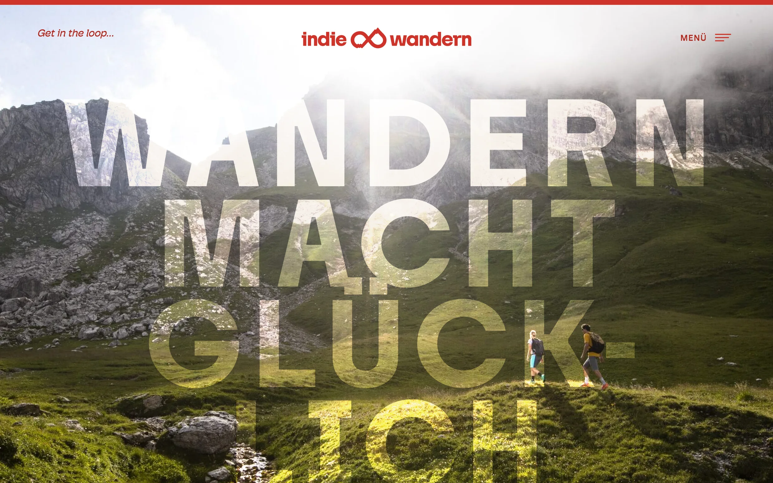 Startseite von Indie Wandern
